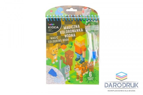 Derform Kolorowanka Game MAGICZNA WIELORAZOWA KOLOROWANKA WODNA Derform (MWKWNKA)