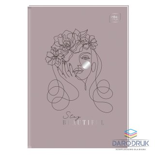 Interdruk Brulion A5 96k. krata Interdruk (BRA5#MET)