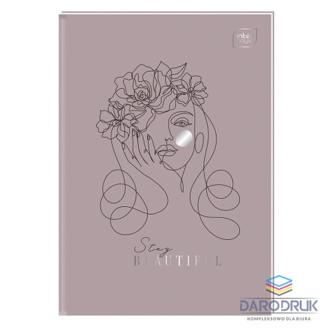 Interdruk Brulion A5 96k. krata Interdruk (BRA5#MET)