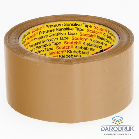 Scotch Taśma pakowa 48x66 [mm x m] brązowa Scotch (371)