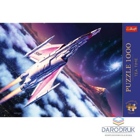 Trefl Puzzle Premium Plus Tea Time: Lot w kosmos 1000 el. Trefl (12075)