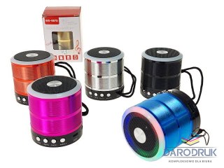 Adar Głośnik okrągły 7x6,5cm, metalowy, Bluetooth, kabel USB Adar (617551)
