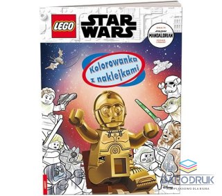 Ameet Książka dla dzieci LEGO® Star Wars™. Kolorowanka z Naklejkami Ameet (NA 6303)