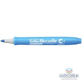 Artline Marker permanentny metaliczny decorite wkład niebieski 1,0mm pędzelek końcówka Artline (AR-033 1 8)