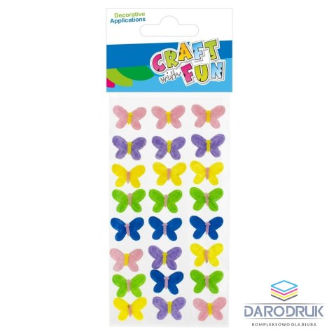 Craft With Fun Ozdoba filcowa motyle Craft With Fun (531709)