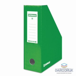 Donau Pojemnik na dokumenty pionowy A4 zielony tektura Donau (7648101-06fsc)