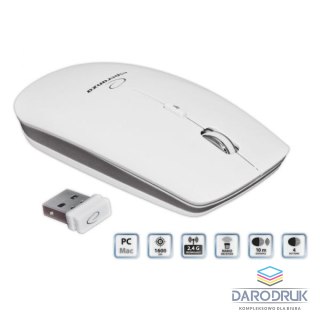 Esperanza Mysz Saturn biały Esperanza (EM120W)