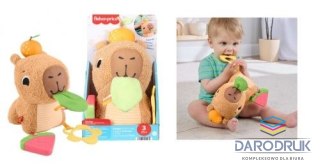 Fisher Price Pluszak KAPIBARA SENSORYCZNA PRZYTULANKA Fisher Price (HYR54)