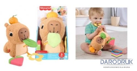 Fisher Price Pluszak KAPIBARA SENSORYCZNA PRZYTULANKA Fisher Price (HYR54)