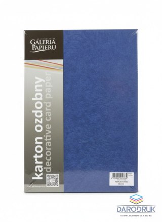 Galeria Papieru Papier ozdobny (wizytówkowy) A4 flash granatowy 200g Galeria Papieru (205404)