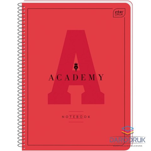 Interdruk Kołozeszyt (kołonotatnik) A4+ Academy Hybrid 80k. 90g linia Interdruk