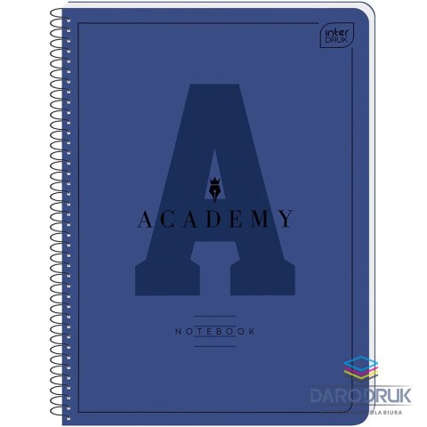 Interdruk Kołozeszyt (kołonotatnik) A4+ Academy Hybrid 80k. 90g linia Interdruk