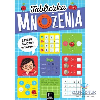 Książka dla dzieci Tabliczka mnożenia. Zestaw ćwiczeń w liczeniu