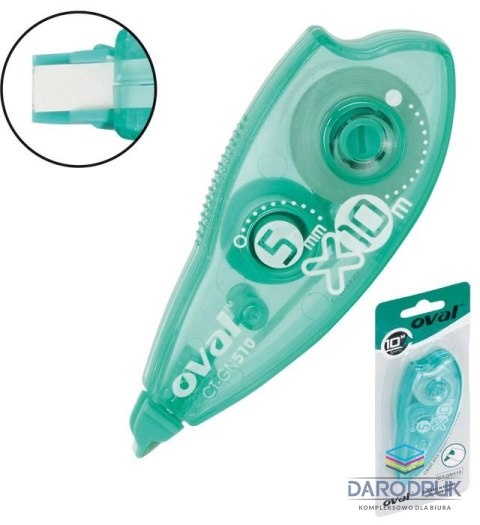 Oval Korektor w taśmie (myszka) 5x10 [mm*m] Oval (CT-GN510/B)