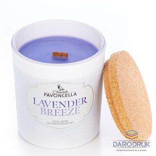 Pavoncella Świeczka ozdobna Classico Lavender Breeze biała 135 g Pavoncella (5905711530165)