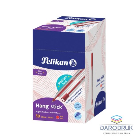 Pelikan Długopis Hang Stick K86 wkład czerwony 1,0mm Pelikan (400197416)