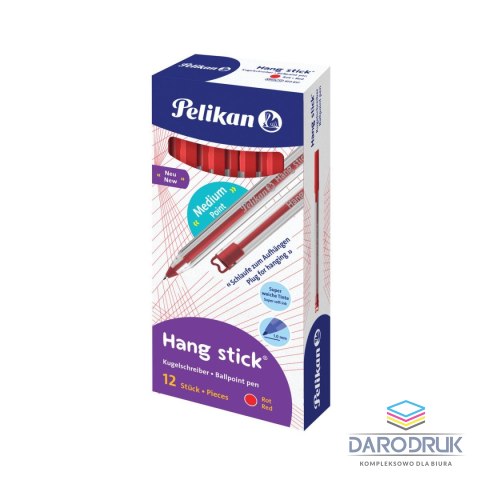 Pelikan Długopis Hang Stick K86 wkład czerwony 1,0mm Pelikan (400197416)