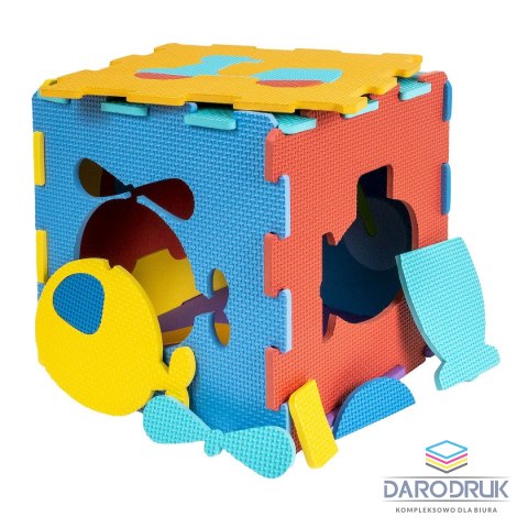Smily Play Mata dla malucha piankowa pojazdy, 29x29cm Smily Play (SP84356)
