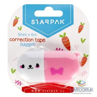 Starpak Korektor w taśmie (myszka) Królik 5x6 [mm*m] Starpak (507207)