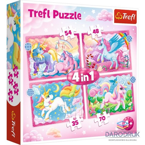 Trefl Puzzle 4w1 el. Trefl (34389)