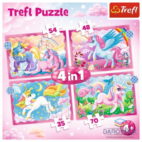 Trefl Puzzle 4w1 el. Trefl (34389)