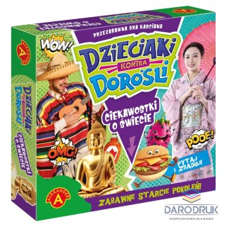 Alexander Gra planszowa Ciekawostki o Świecie DZIECIAKI KONTRA DOROŚLI Alexander