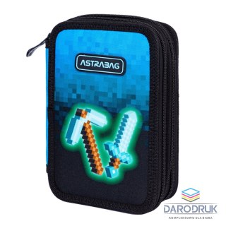 Astra Piórnik Astrabag Jumbo Blue Pixel Astra (503024055)