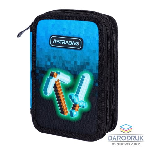 Astra Piórnik Astrabag Jumbo Blue Pixel Astra (503024055)