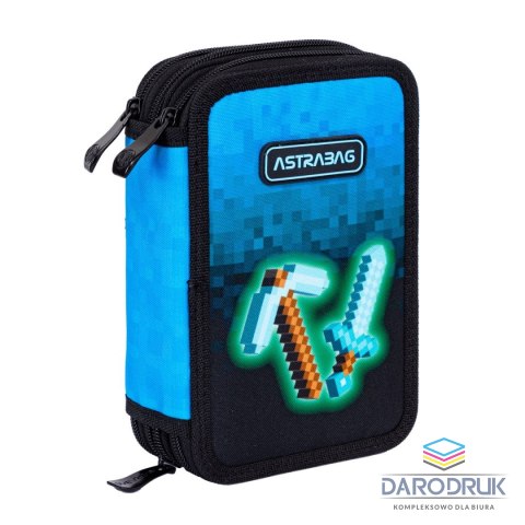 Astra Piórnik Astrabag Jumbo Blue Pixel Astra (503024055)