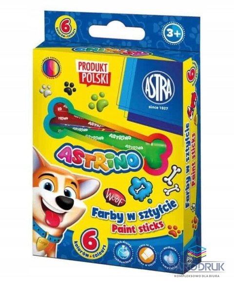 Astrino Farby plakatowe Jumbo kolor: mix 6 kolor. Astrino (320025001)