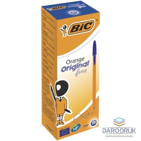 Bic Długopis Orange wkład niebieski 0,3mm Bic (8099231)