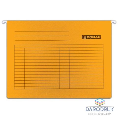 Donau Teczka zawieszkowa A4 pomarańczowy karton 230g Donau (7410905-12)