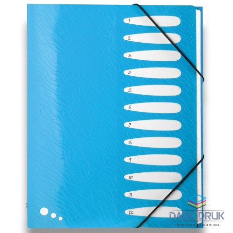Elba Teczka z przegródkami Art Pop A4 kolor: mix 12 przegródek Elba (400058483)