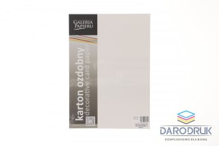 Galeria Papieru Papier ozdobny (wizytówkowy) A4 płótno białe biały 240g Galeria Papieru (202121)