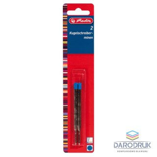 Herlitz Wkład do długopisu 2 szt 8608804 wkład niebieski Herlitz (300010364)