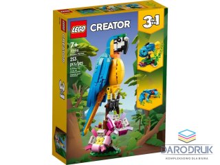 Lego Klocki konstrukcyjne Creator Egzotyvczna papuga Lego (31136)