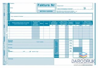 Michalczyk i Prokop Druk samokopiujący A5 Faktura - metoda kasowa wzór pełny dla prowadzących sprzedaż w cenach netto 80k. Michalczyk i Prokop (151-