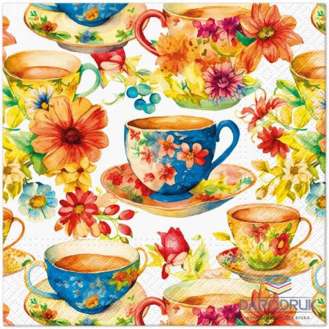 Paw Serwetki TaT Summer Tea mix bibuła [mm:] 330x330 Paw (TL126300)