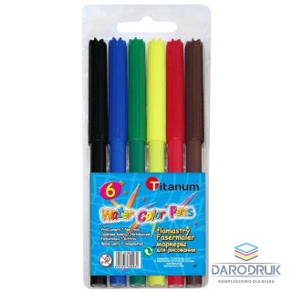 Titanum Flamaster 6 kol. Titanum (SY1003-6BB)