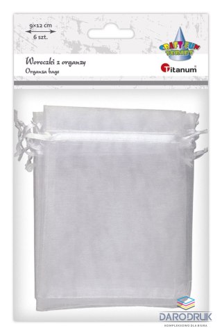 Titanum Organza Craft-Fun Series Woreczki z organzy białe Titanum (25BJ033127-1)