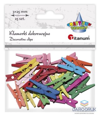 Titanum Ozdoba drewniana Craft-Fun Series klamerki Titanum (C039)