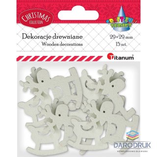 Titanum Ozdoba drewniana Craft-Fun Series renifery Titanum (MTCR-WDC798)