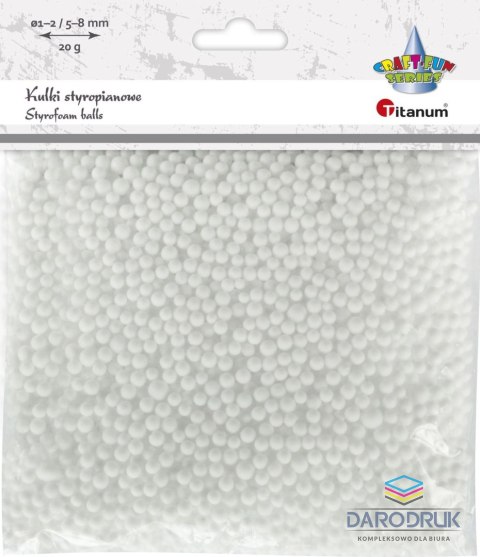 Titanum Ozdoba styropianowa Craft-Fun Series kulki styropianowe Titanum