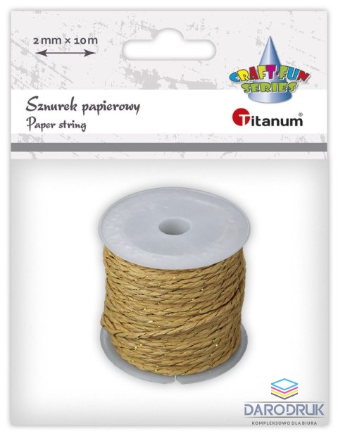 Titanum Sznurek Craft-Fun Series papierowy 10m Titanum (24BR0201-17)