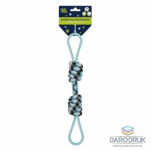 Trik Roll Gadżet Zabawka dla psa Szarpak 34 cm gumowy niebieski Trik Roll (560880)