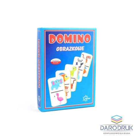 Abino Gra logiczna owoce Zwierzęta Domino Abino