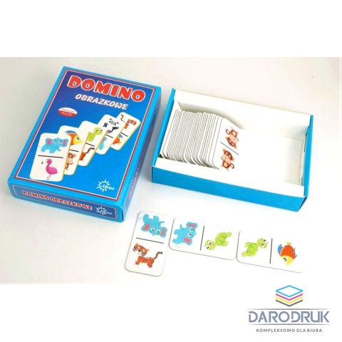 Abino Gra logiczna owoce Zwierzęta Domino Abino