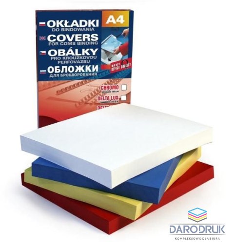 Argo Karton do bindowania A4 delta bordowy 250g Argo