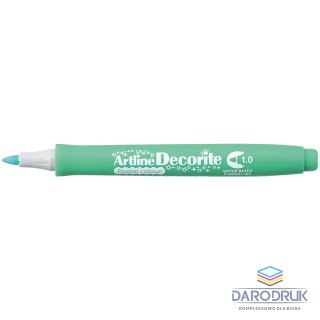 Artline Marker permanentny pastelowy decorite wkład zielony 1,0mm pędzelek końcówka Artline (AR-033 4 4)