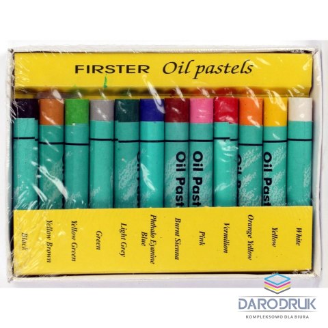 Firster Pastele olejne 12 kol. Firster (FOP-12)